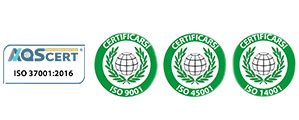 ISO 9001:2015 ISO 37001:2016 ISO 45001:2018
